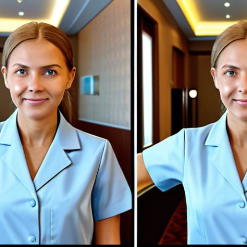 Home 20 Okay, I will generate two separate image prompts in English, suitable for Stable Diffusion XL, based on the Russian localized text about hotel staff management software. The prompts will adhere to all safety guidelines and focus on professional, appropriate, and family-friendly imagery.